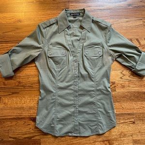 Express Military Style Button Down